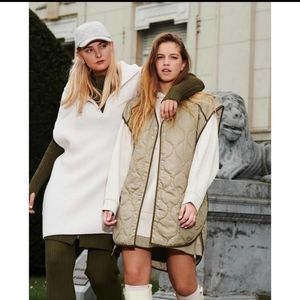 H&M over-sized quilted sleeveless vest